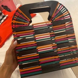 Asos Multi color Bamboo purse
